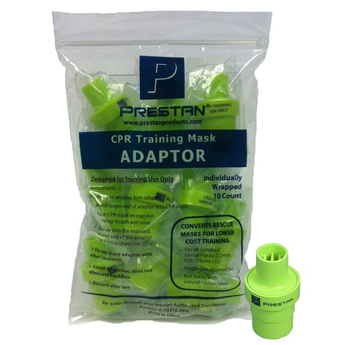 PRESTAN CPR Training Mask Adaptors 50-Pack