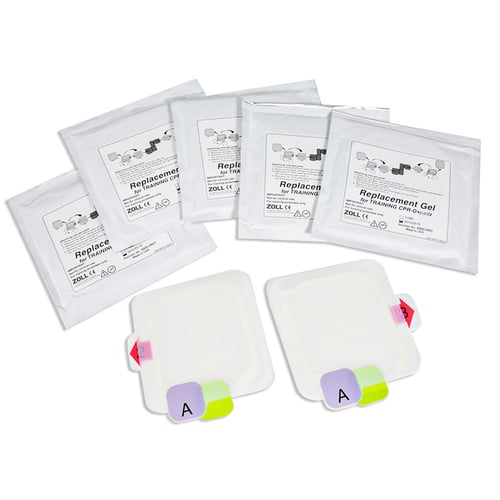 ZOLL AED Plus Trainer Adhesive Pads (5 pairs)