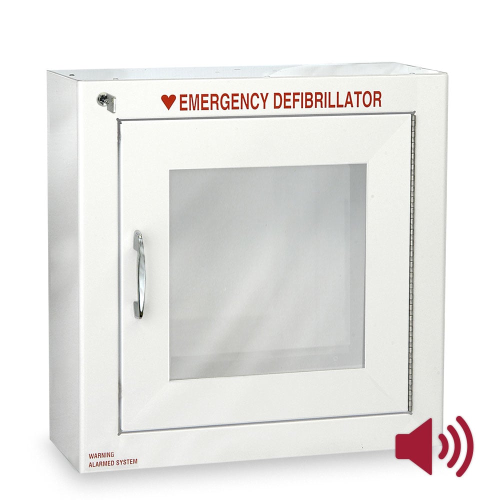 Standard Size AED Cabinet with Advanced Alarm Options