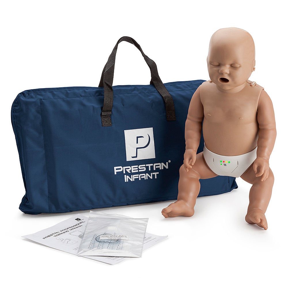 PRESTAN Professional Infant Dark Skin Manikin Single with CPR Monitor