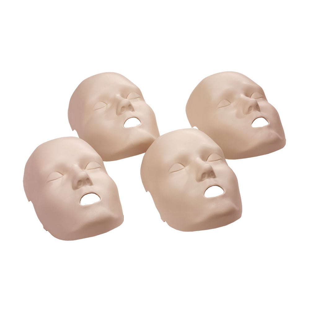 Replacement Face Skins for the PRESTAN Professional Child Medium Skin Manikin (4-pack)