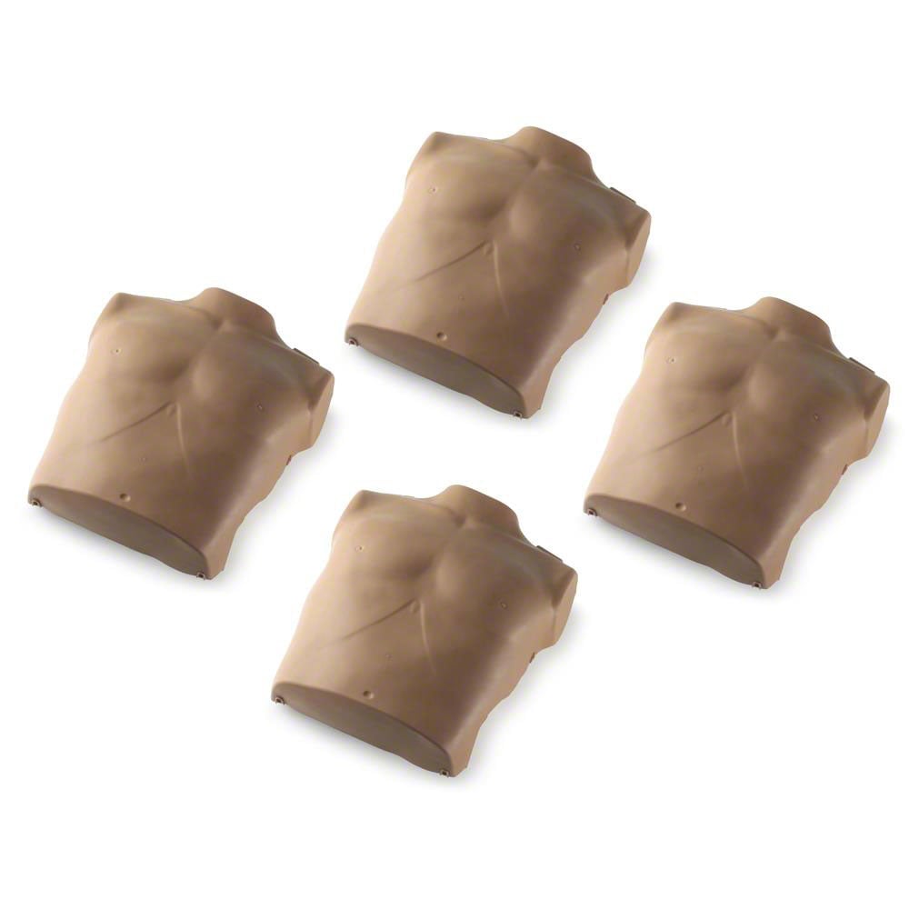 PRESTAN Replacement Dark Torso Skins for the Professional Dark Skin Adult Manikin (4-Pack)